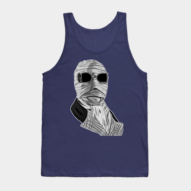 The Invisible Man Tank Top by Black Snow Comics